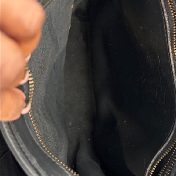 Vintage Coach Taft 9980 Black Leather Shoulder Bag - Picture 10 of 16